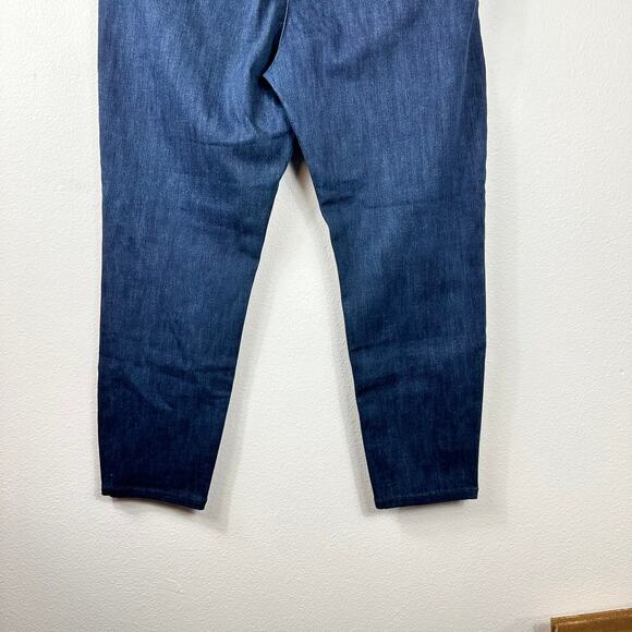 Soft Surroundings Ultimate Denim Pull-On Slim Leg Jeans Blue Large - Picture 5 of 13